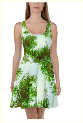 Tree Haven ~ Skater Dress Fashion