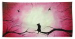 Cat s Meow ~ Beach Towel Online