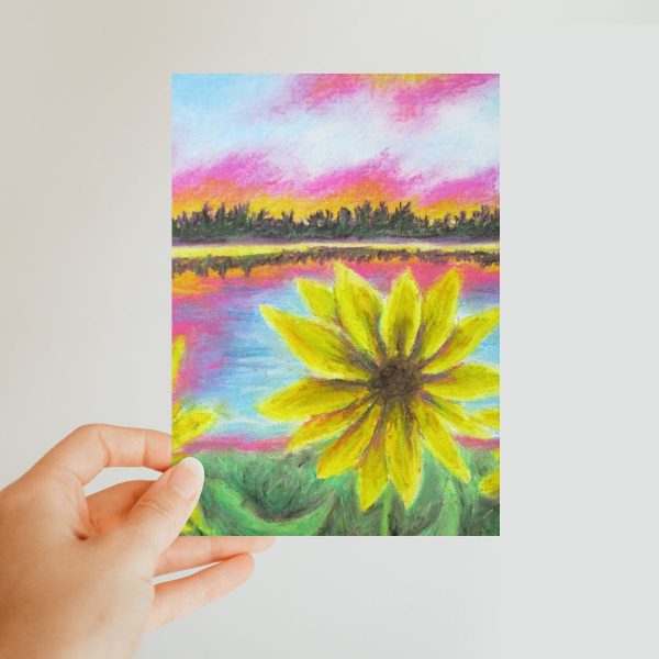 Sunflower Confessions ~ Classic Postcard on Sale