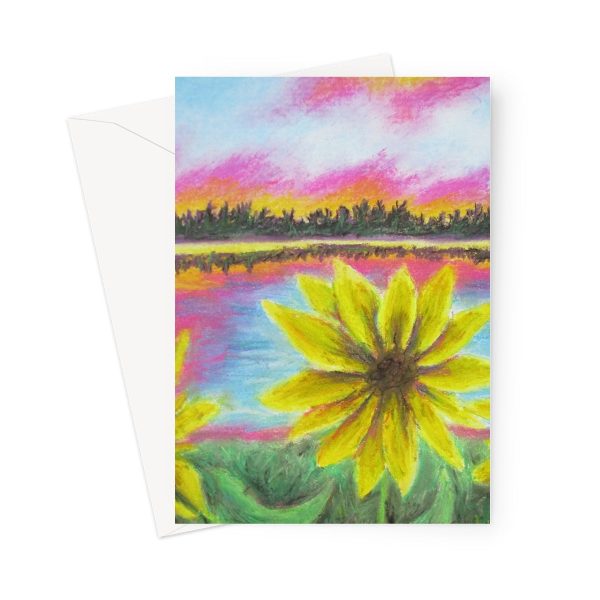 Sunflower Confessions ~ Greeting Card Online now