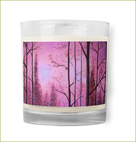 Woods ~ Glass Jar Soy Wax Candle Online