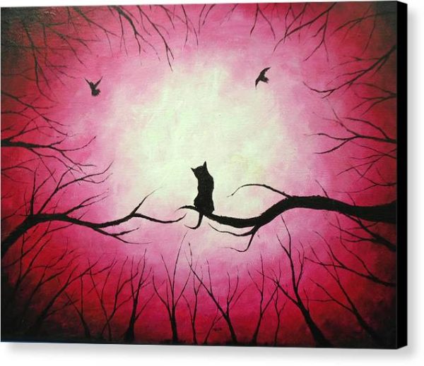 Cat s Meow ~ Canvas Print Hot on Sale