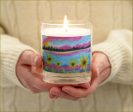 A Flower Fantasy ~ Glass Jar Soy Wax Candle Online now