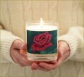 Beauty of Rose ~ Glass Jar Soy Wax Candle Discount