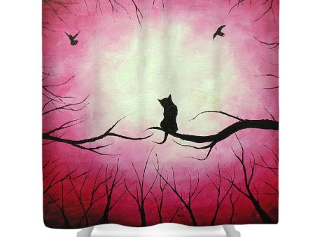 Cat s Meow ~ Shower Curtain Cheap