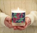 Visions of Forget Me Nots ~ Glass Jar Soy Wax Candle Supply