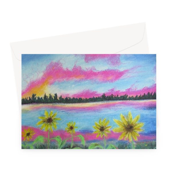 A Flower Fantasy ~ Greeting Card on Sale