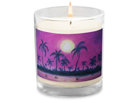 Sun Trance ~ Glass Jar Soy Wax Candle Fashion