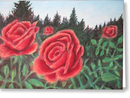 Pure Roses ~ Greeting Card For Sale