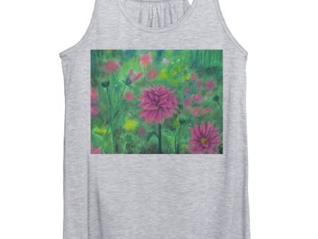 Dreaming of Dahlias ~ Women s Tank Top Sale