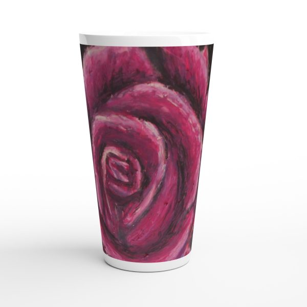 Rosy Pink ~ Latte 17oz Ceramic Mug on Sale