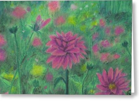 Dreaming of Dahlias ~ Greeting Card Online Hot Sale