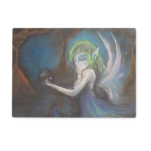 Nights of Pixie ~ Glass Chopping Board Hot on Sale