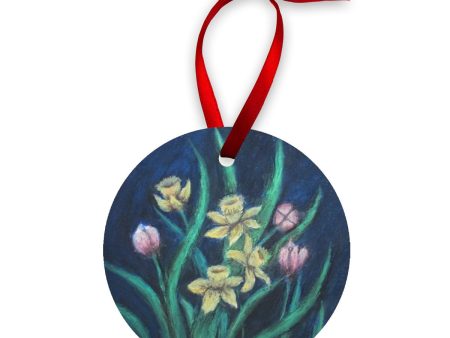 Plush Blooms ~ Wood Ornament Sale