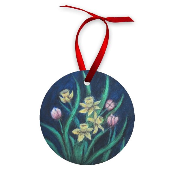 Plush Blooms ~ Wood Ornament Sale