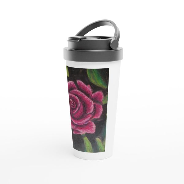 Rosy Pink ~ 15oz Stainless Steel Travel Mug on Sale