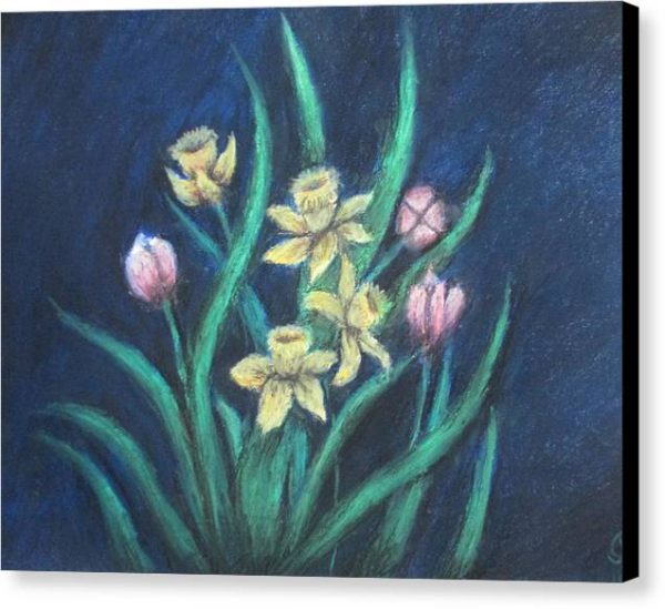 Plush Blooms ~ Canvas Print Online Hot Sale