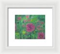 Dreaming of Dahlias ~ Framed Print For Cheap