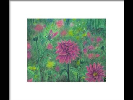 Dreaming of Dahlias ~ Framed Print For Cheap