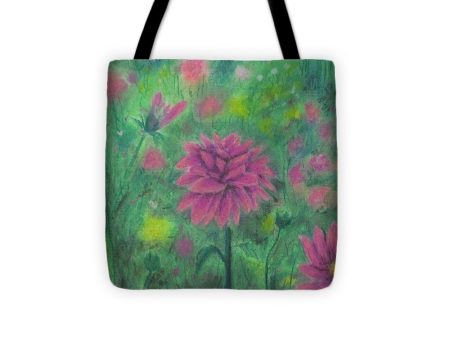 Dreaming of Dahlias ~ Tote Bag Online