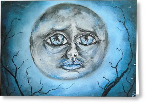 Bloo Moon ~ Greeting Card For Discount