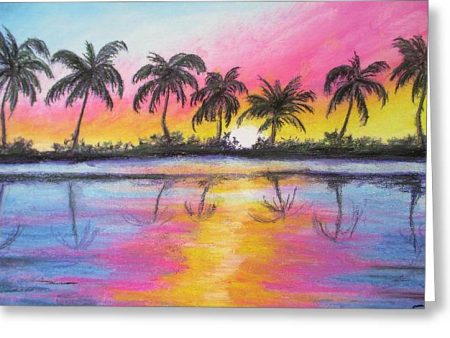 Tropical Tropicana ~ Greeting Card For Sale