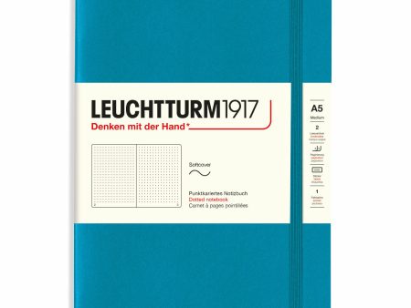 Muistikirja A5 Leuchtturm1917 Soft Dotted Ocean, pehmeäkantinen pistesivut Online Hot Sale