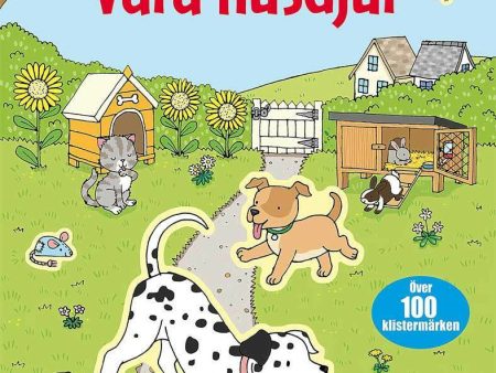 Våra husdjur : pysselbok med klistermärken Sale