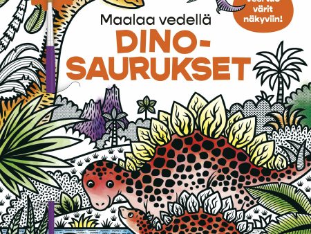 Maalaa vedellä dinosaurukset -puuhakirja 5-99 v Cheap