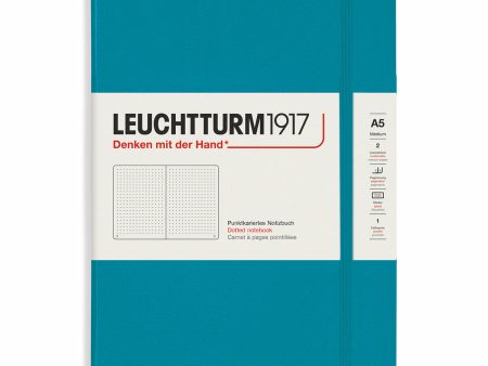 Muistikirja A5 Leuchtturm1917 Hard  Dotted Ocean, kovakantinen pistesivut Online Hot Sale