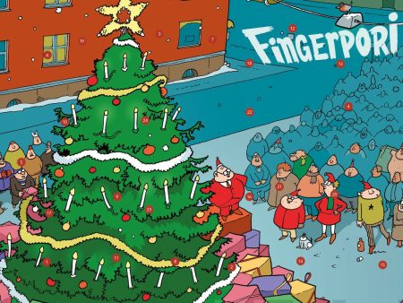 Fingerpori adventtikalenteri Suuren kuusen ympärillä Fashion