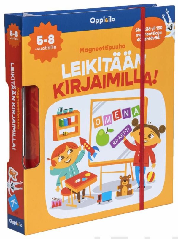 Magneettipuuha Leikitään kirjaimilla 5-8 v Supply