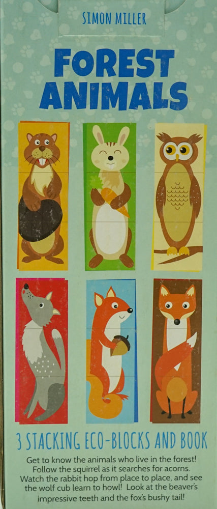 Forest Animals-Three Blocks Tower Hot on Sale