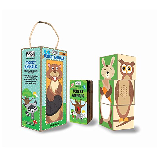 Forest Animals-Three Blocks Tower Hot on Sale